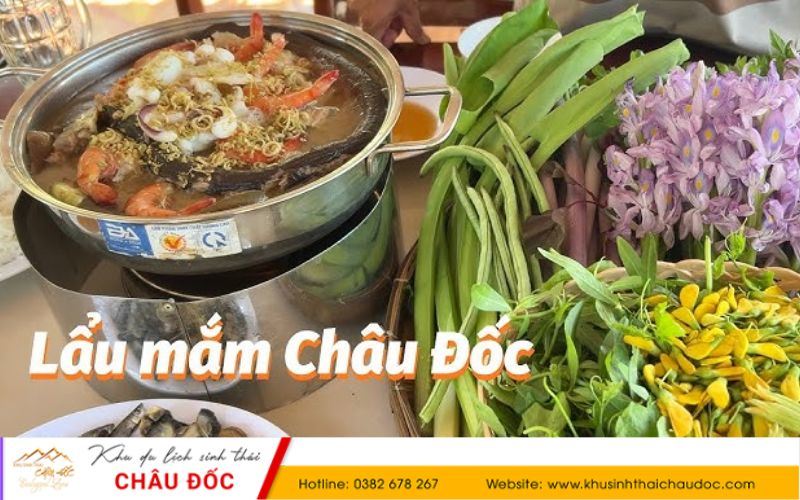 Lẩu mắm Châu Đốc An Giang ở quán Hà Gia