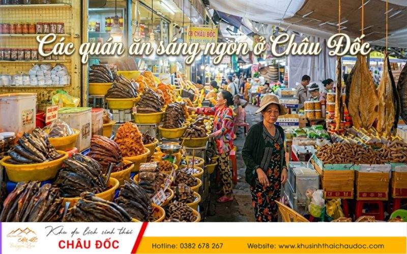 Quán ăn sáng ngon ở Châu Đốc