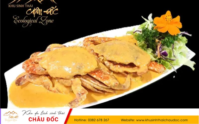 Ghẹ sốt bơ cay trứng muối