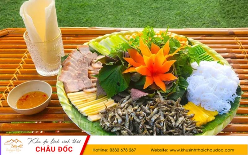 Mẹt đồng quê tại Khu sinh thái Châu Đốc