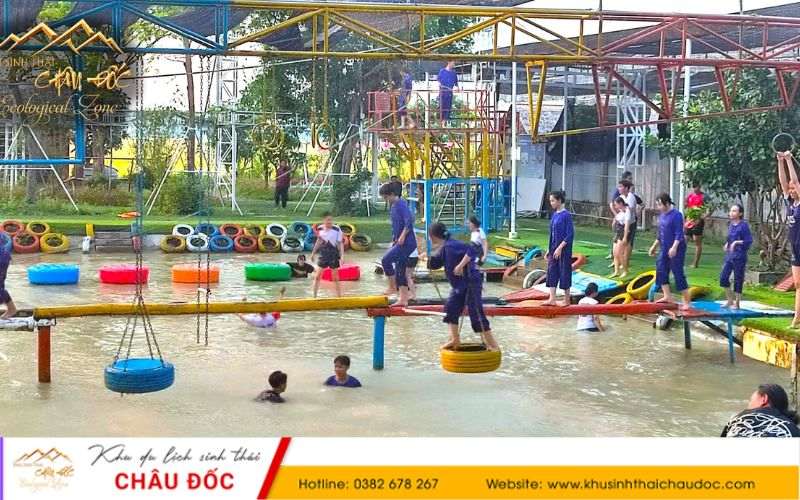 Dịch vụ khu vui chơi tại Khu sinh thái Châu Đốc