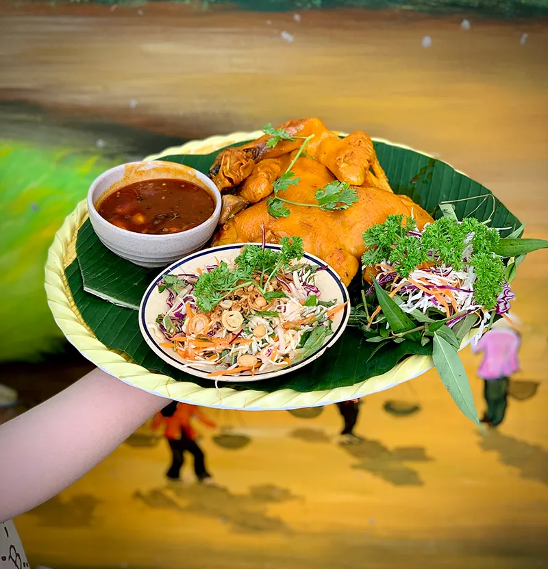 GÀ HẤP MẮM NHĨ