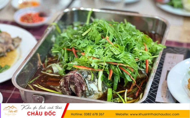 Cá bống mú hấp Hồng Kông