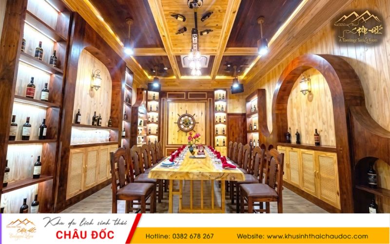 Không gian sang trọng hầm rượu Châu Đốc tại Khu sinh thái Châu Đốc