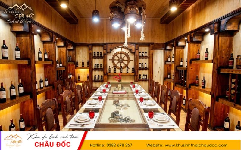 Không gian đẳng cấp hầm rượu Châu Đốc tại Khu sinh thái Châu Đốc