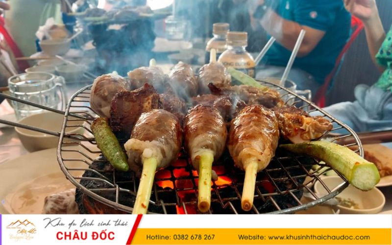 Bò nướng mắm sả