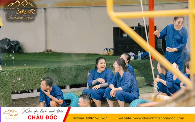 Áo bà ba nhóm tại khu vui chơi Khu sinh thái Châu Đốc